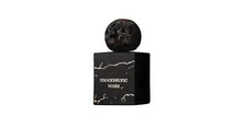 تحميل الصورة إلى عارض المعرض، Black Moonstone by French Avenue featuring smoky notes, vetiver, cedarwood, leather, vanilla, and white oud in an elegant perfume bottle.