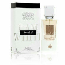 تحميل الصورة إلى عارض المعرض، I Am White by Lattafa Eau de Parfum 60ml with luxury packaging and box
