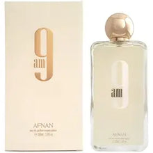 Load image into Gallery viewer, Perfume bottle and packaging of 9 AM by Afnan Eau de Parfum 100ml
