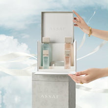 تحميل الصورة إلى عارض المعرض، ASSAF Garden Musk and Jasmin Musk perfume collection with luxury gift box and body powder
