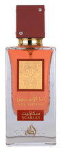 تحميل الصورة إلى عارض المعرض، Ana Abiyedh Scarlet by Lattafa Eau de Parfum 60ml perfume bottle front view
