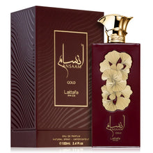 Načíst obrázek do prohlížeče galerie, Ansaam Gold od Lattafa Eau de Parfum 100ml luxusní vůně se sladkou jantarovou vanilkou a květinovými tóny