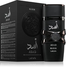 تحميل الصورة إلى عارض المعرض، Asad Elixir Eau de Parfum by Lattafa 100ml bottle with retail box
