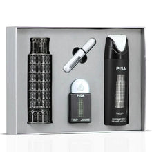 تحميل الصورة إلى عارض المعرض، Lattafa Pisa luxury 3-piece fragrance gift set
