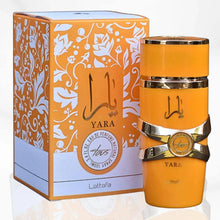 تحميل الصورة إلى عارض المعرض، Perfume bottle and packaging of Yara Tous by Lattafa
