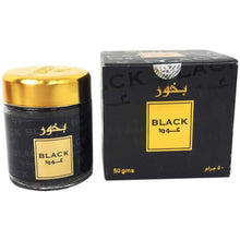 تحميل الصورة إلى عارض المعرض، Packaging of Black Oud Bakhoor by Banafa for Oud 80g
